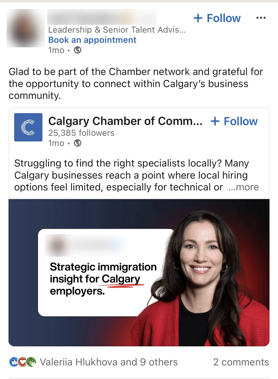 LinkedIn post