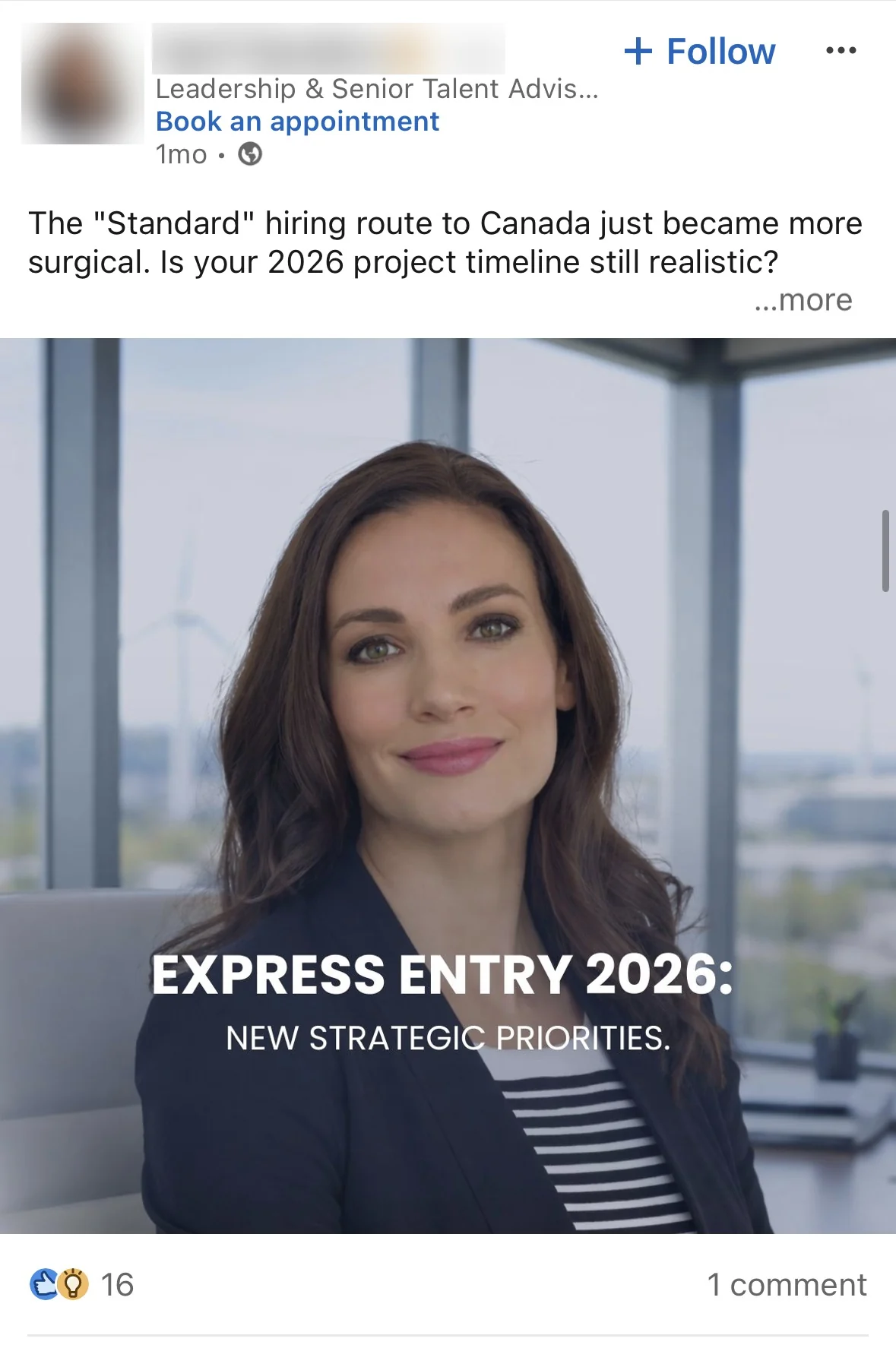 LinkedIn post