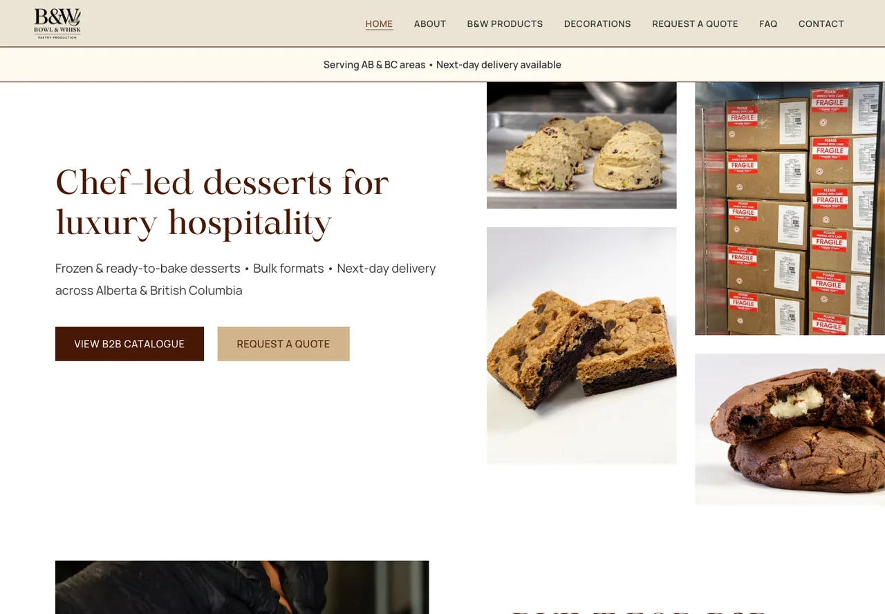 Home page