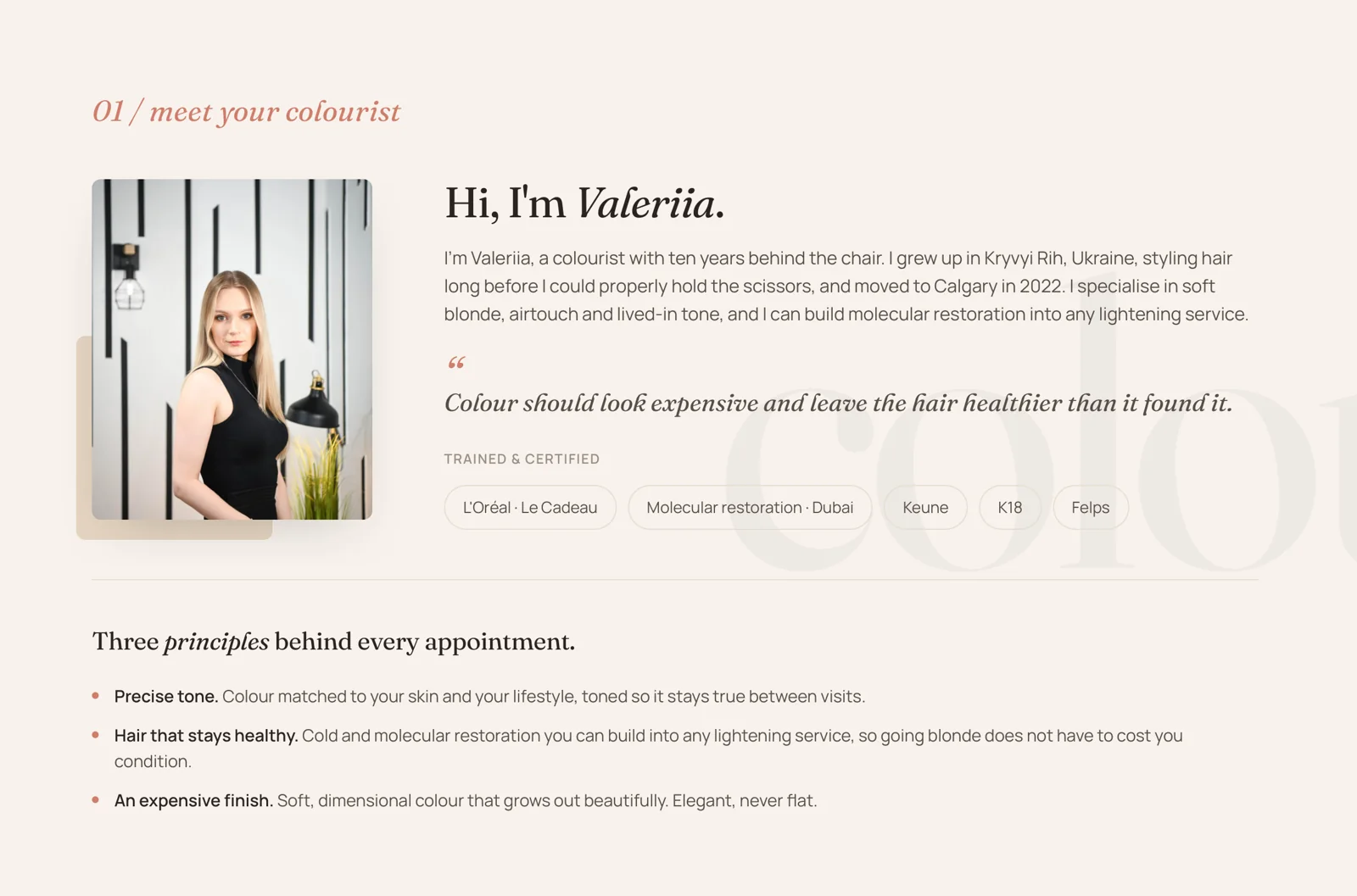 Meet your colourist
