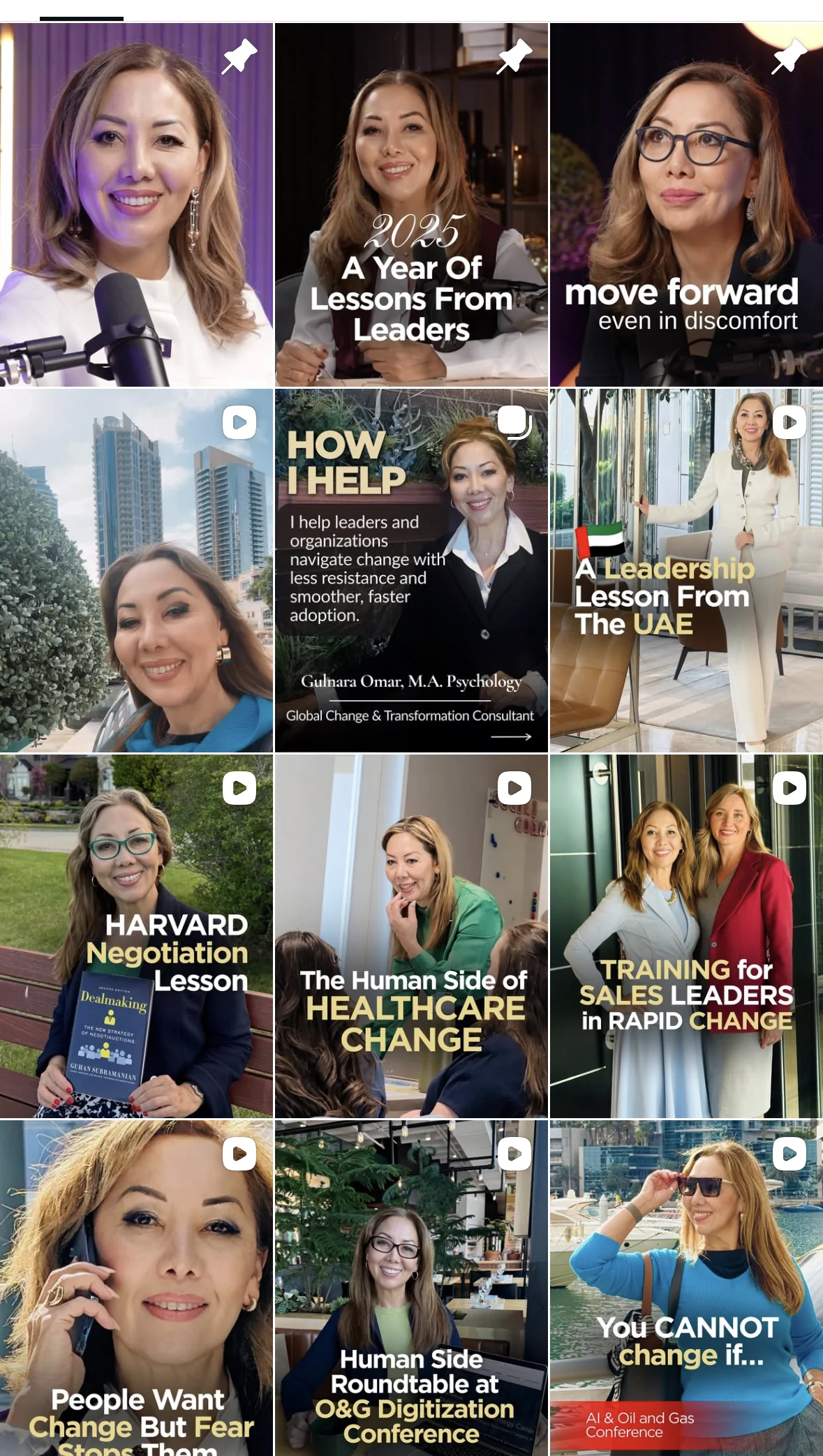 Instagram feed after