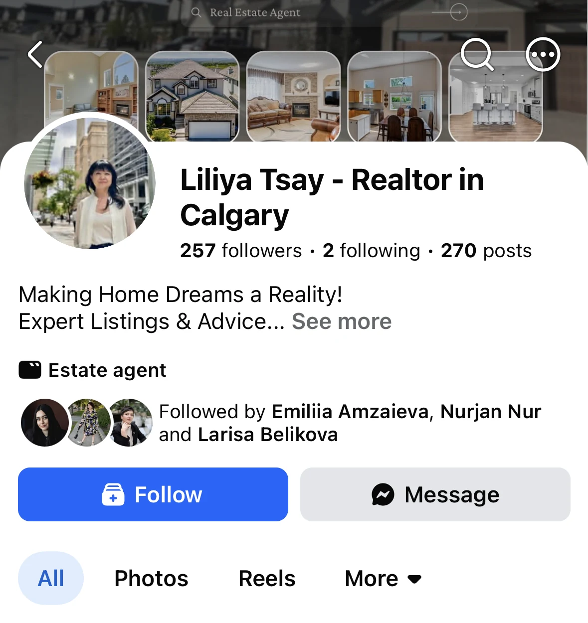 Facebook business page