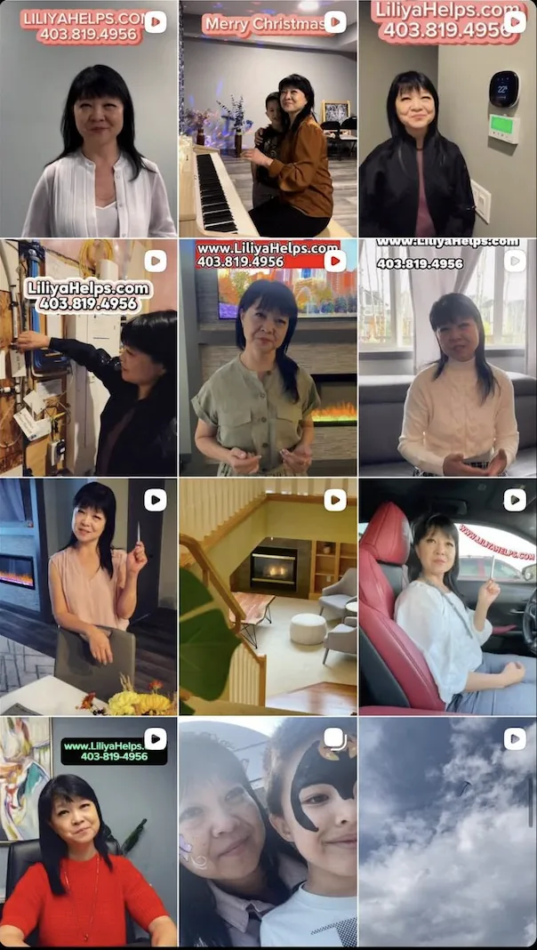 Instagram feed before
