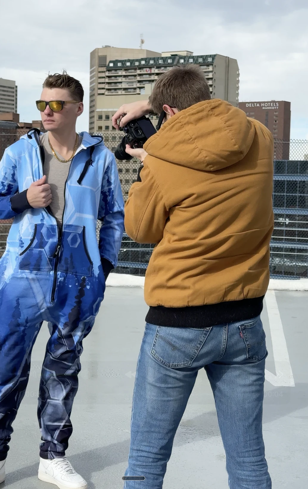 Unichill rooftop lifestyle shoot
