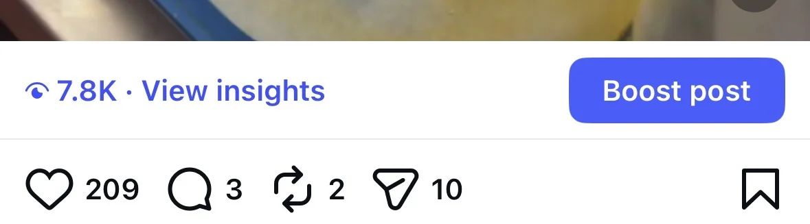 Instagram: 7.8K views, 209 likes, 3 comments, 2 reposts, 10 shares
