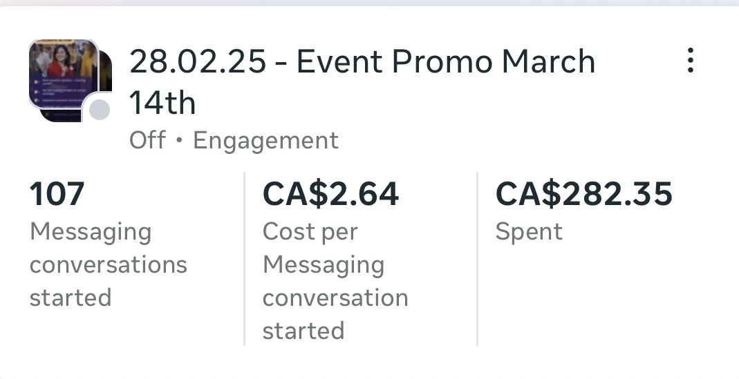 March event campaign
