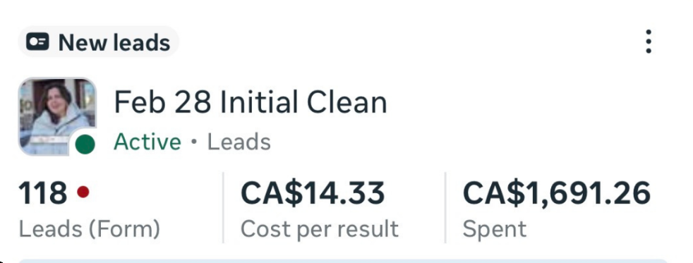 Meta Ad — Initial Clean